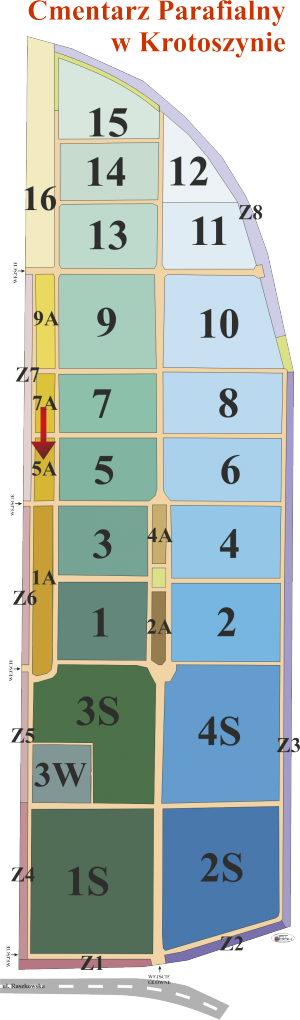 Brak mapy sektorowej