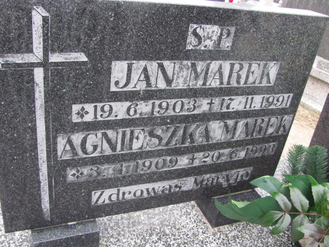 Agnieszka Marek 1909 Krotoszyn - Grobonet - Wyszukiwarka osób pochowanych