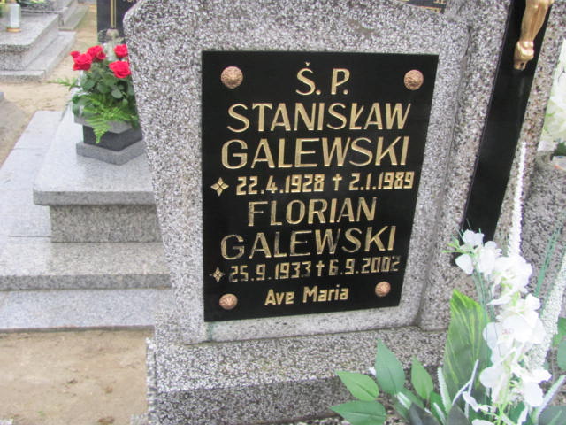 Florian Galewski 1933 Krotoszyn - Grobonet - Wyszukiwarka osób pochowanych