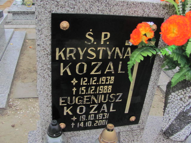 Krystyna Kozal 1938 Krotoszyn - Grobonet - Wyszukiwarka osób pochowanych