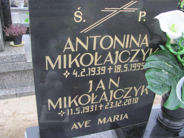 Jan Mikołajczyk 1931 Krotoszyn - Grobonet - Wyszukiwarka osób pochowanych