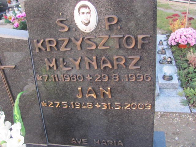 Krzysztof Młynarz 1980 Krotoszyn - Grobonet - Wyszukiwarka osób pochowanych