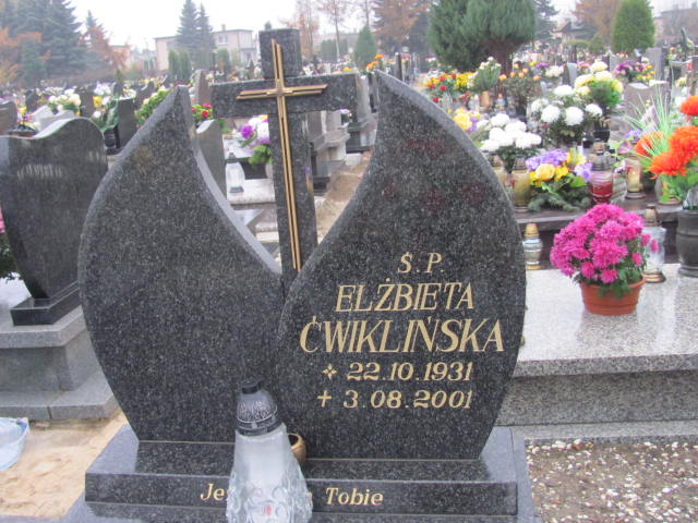 Elżbieta Ćwiklińska 1931 Krotoszyn - Grobonet - Wyszukiwarka osób pochowanych