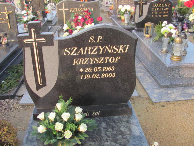 Krzysztof Grzegorz Szarzyński 1963 Krotoszyn - Grobonet - Wyszukiwarka osób pochowanych
