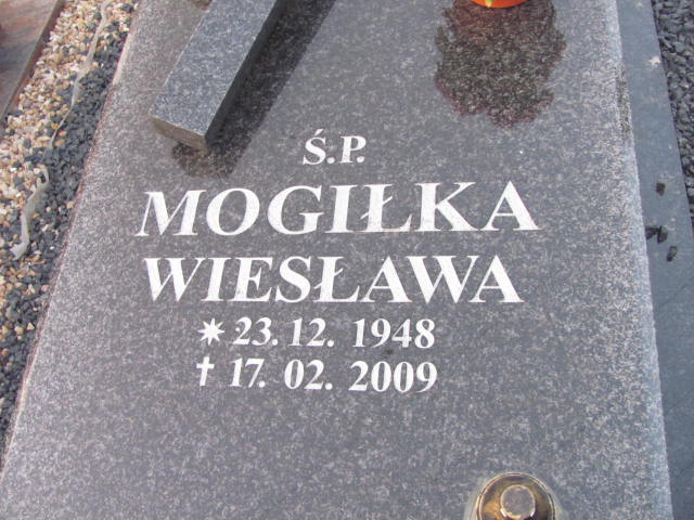 Wiesława Mogiłka 1948 Krotoszyn - Grobonet - Wyszukiwarka osób pochowanych