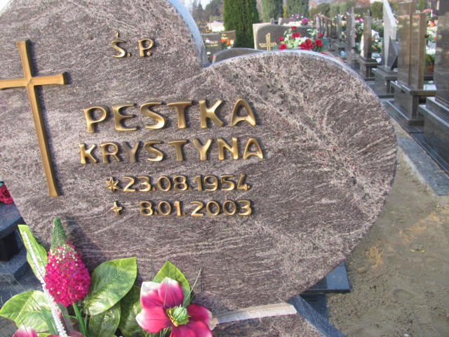 Krystyna Pestka 1954 Krotoszyn - Grobonet - Wyszukiwarka osób pochowanych