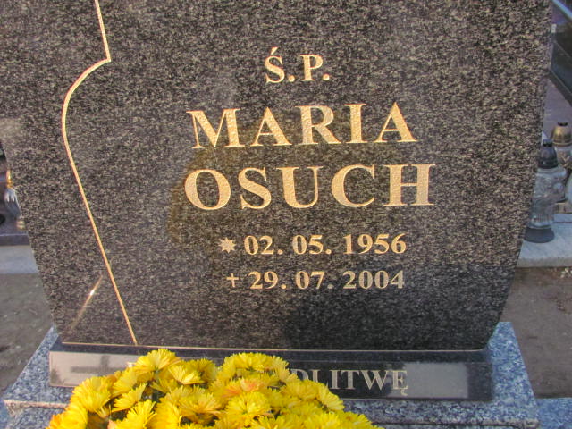 Maria Osuch 1956 Krotoszyn - Grobonet - Wyszukiwarka osób pochowanych
