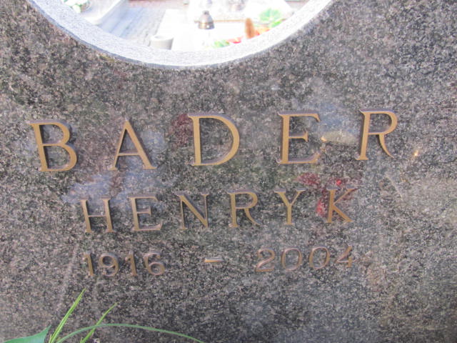 Henryk Bader 1916 Krotoszyn - Grobonet - Wyszukiwarka osób pochowanych