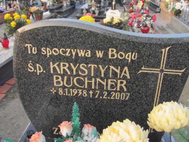 Krystyna Buchner 1938 Krotoszyn - Grobonet - Wyszukiwarka osób pochowanych
