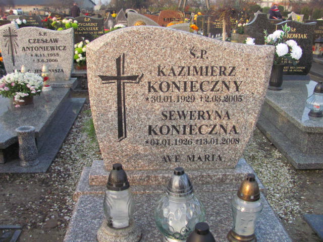 Seweryna Konieczna 1926 Krotoszyn - Grobonet - Wyszukiwarka osób pochowanych