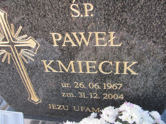Paweł Kmiecik 1967 Krotoszyn - Grobonet - Wyszukiwarka osób pochowanych