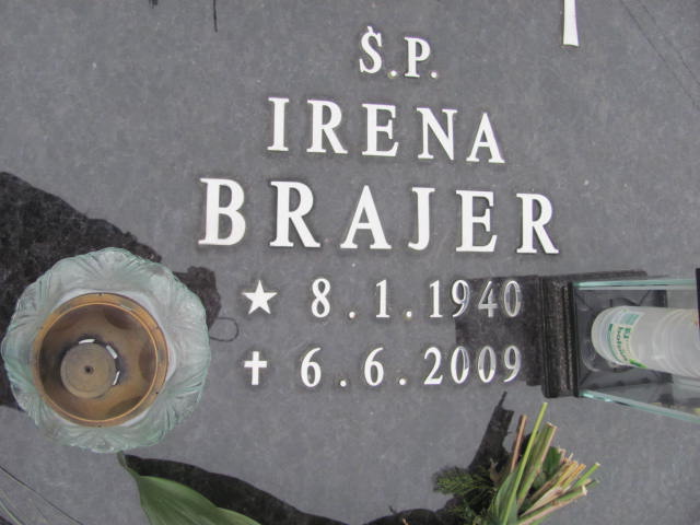Irena Brajer 1940 Krotoszyn - Grobonet - Wyszukiwarka osób pochowanych
