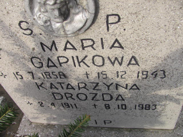 Maria Gapikowa 1858 Krotoszyn - Grobonet - Wyszukiwarka osób pochowanych