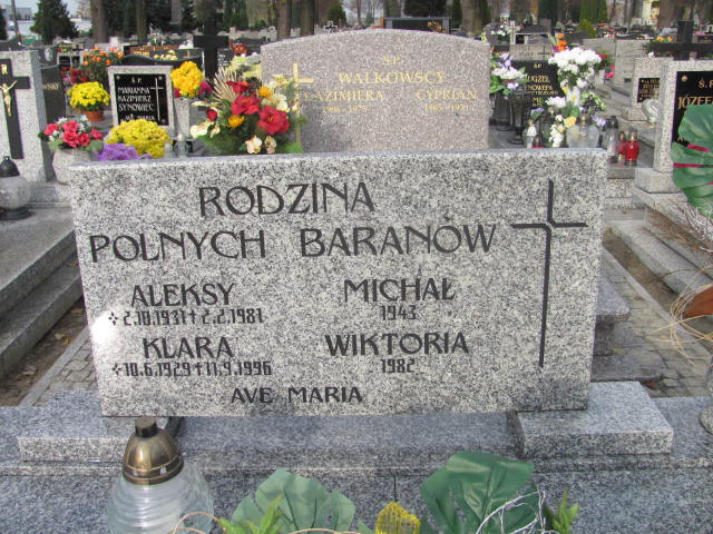 Wiktoria Baran 1899 Krotoszyn - Grobonet - Wyszukiwarka osób pochowanych
