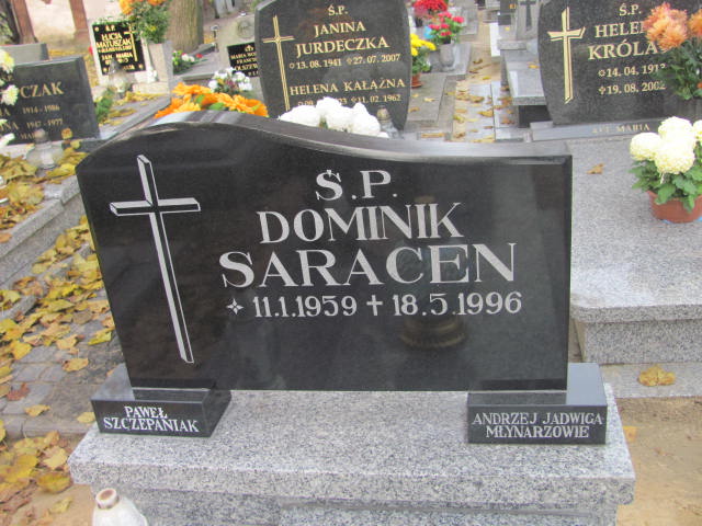 Dominik Saracen 1959 Krotoszyn - Grobonet - Wyszukiwarka osób pochowanych