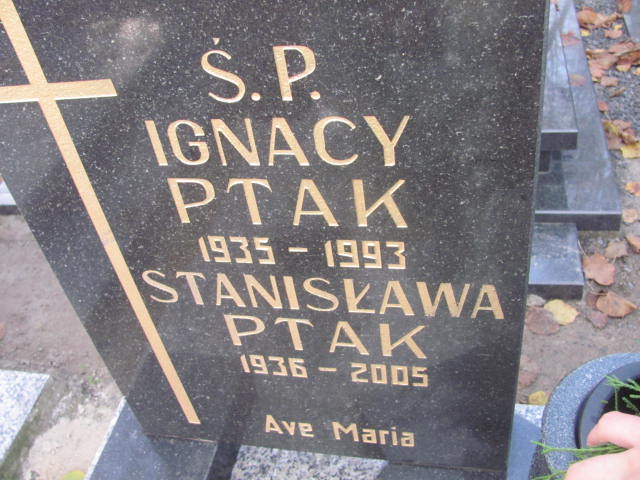 Stanisława Ptak 1936 Krotoszyn - Grobonet - Wyszukiwarka osób pochowanych