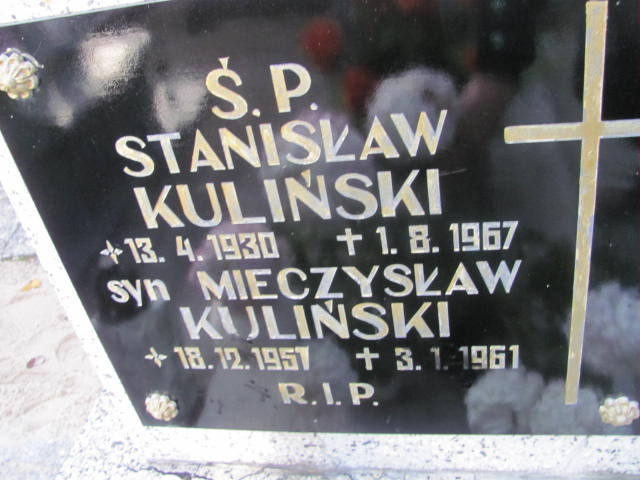 Stanisław Kuliński 1930 Krotoszyn - Grobonet - Wyszukiwarka osób pochowanych