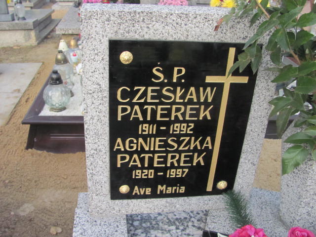 Agnieszka Paterek 1920 Krotoszyn - Grobonet - Wyszukiwarka osób pochowanych