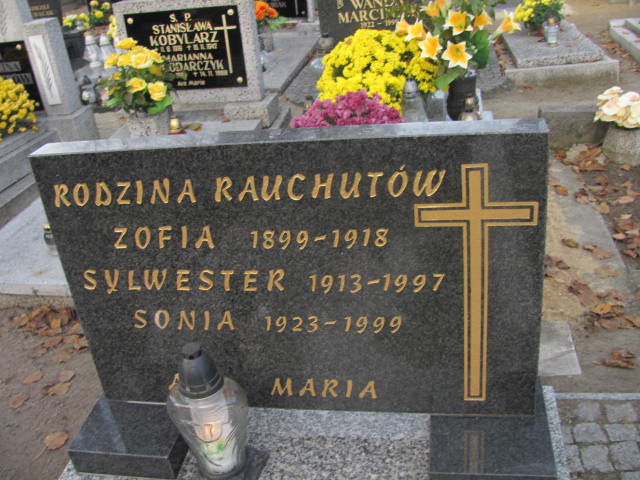 Sylwester Rauchut 1913 Krotoszyn - Grobonet - Wyszukiwarka osób pochowanych