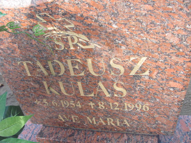 Tadeusz Kulas 1954 Krotoszyn - Grobonet - Wyszukiwarka osób pochowanych