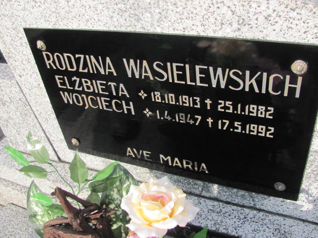 Wojciech Wasielewski 1947 Krotoszyn - Grobonet - Wyszukiwarka osób pochowanych