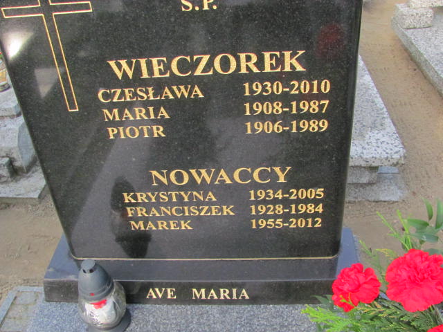 Maria Wieczorek 1908 Krotoszyn - Grobonet - Wyszukiwarka osób pochowanych