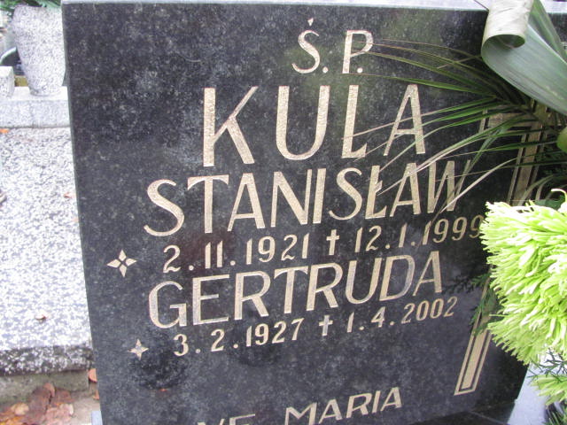 Stanisław Kula 1921 Krotoszyn - Grobonet - Wyszukiwarka osób pochowanych