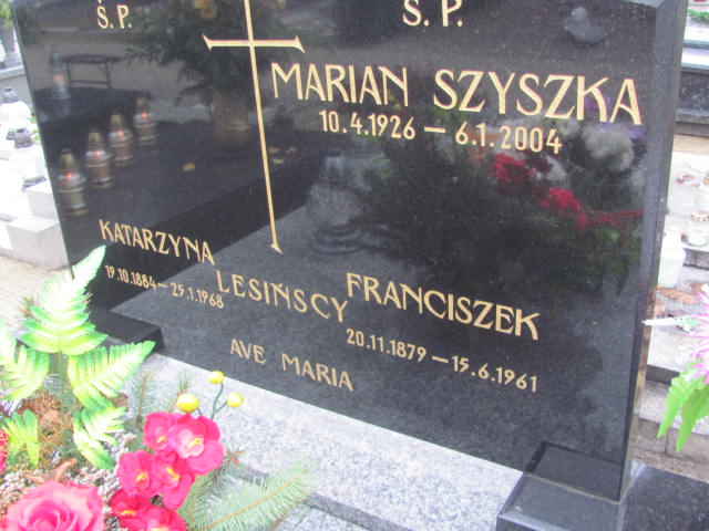 Marian Szyszka 1926 Krotoszyn - Grobonet - Wyszukiwarka osób pochowanych