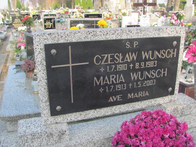 Maria Wunsch 1913 Krotoszyn - Grobonet - Wyszukiwarka osób pochowanych