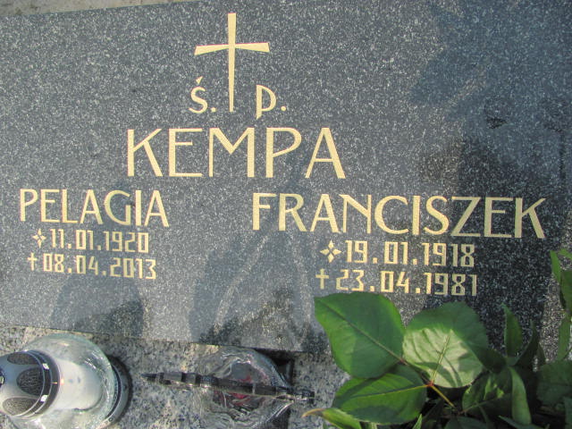 Franciszek Kempa 1918 Krotoszyn - Grobonet - Wyszukiwarka osób pochowanych
