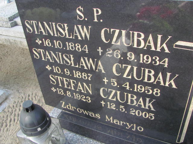 Stefan Czubak 1923 Krotoszyn - Grobonet - Wyszukiwarka osób pochowanych