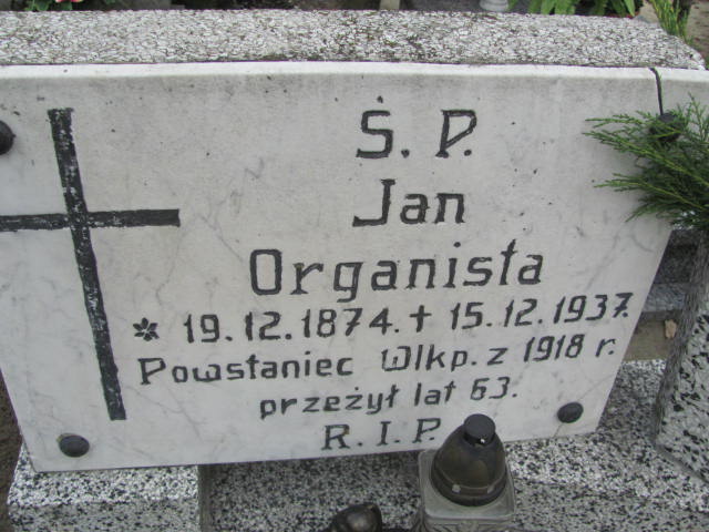 Jan Organista 1874 Krotoszyn - Grobonet - Wyszukiwarka osób pochowanych