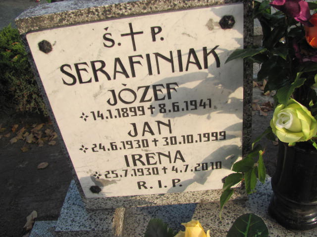 Jan Serafiniak 1930 Krotoszyn - Grobonet - Wyszukiwarka osób pochowanych