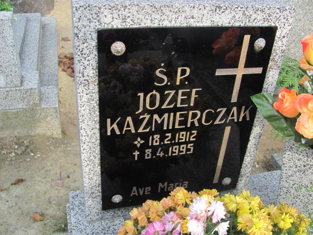 Józef Kaźmierczak 1912 Krotoszyn - Grobonet - Wyszukiwarka osób pochowanych