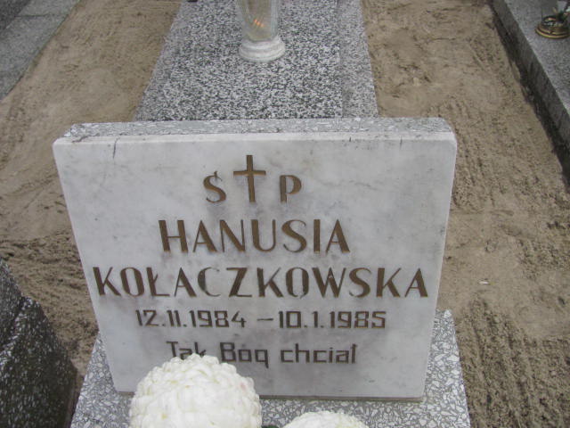 Hanna Kołaczkowska 1984 Krotoszyn - Grobonet - Wyszukiwarka osób pochowanych