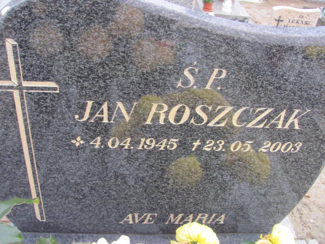 Jan Roszczak 1945 Krotoszyn - Grobonet - Wyszukiwarka osób pochowanych