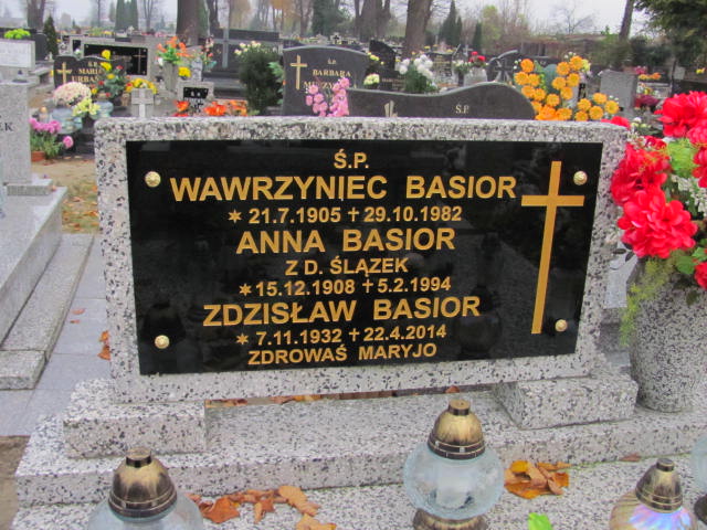 Anna Basior 1908 Krotoszyn - Grobonet - Wyszukiwarka osób pochowanych