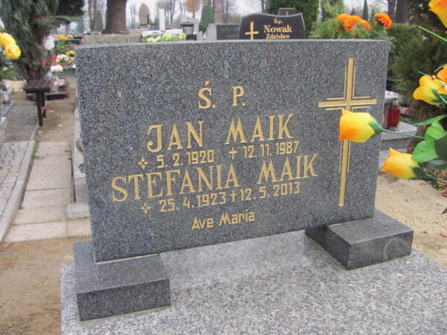 Jan Maik 1920 Krotoszyn - Grobonet - Wyszukiwarka osób pochowanych