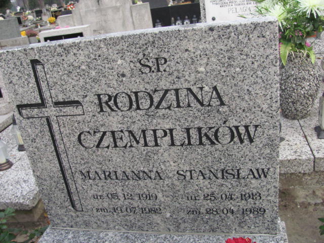 Stanisław Czemplik 1913 Krotoszyn - Grobonet - Wyszukiwarka osób pochowanych