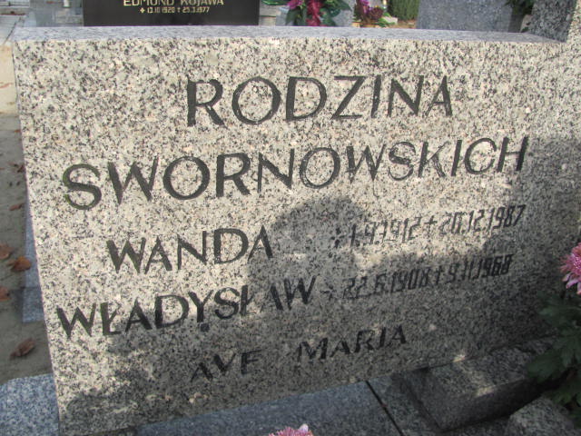 Władysław Swornowski 1908 Krotoszyn - Grobonet - Wyszukiwarka osób pochowanych