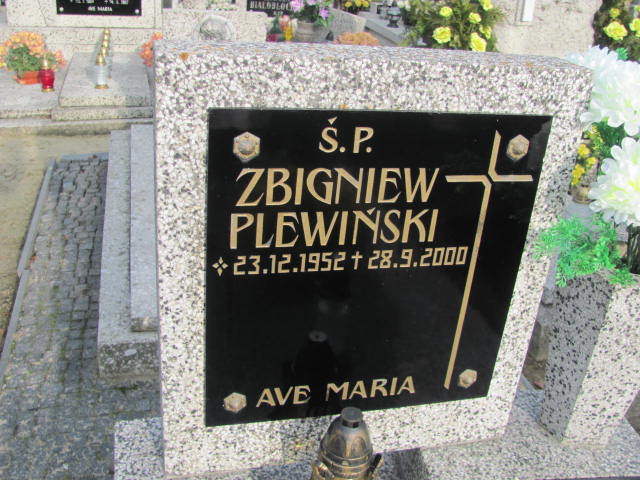 Zbigniew Plewiński 1952 Krotoszyn - Grobonet - Wyszukiwarka osób pochowanych