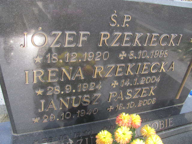 Janusz Paszek 1940 Krotoszyn - Grobonet - Wyszukiwarka osób pochowanych