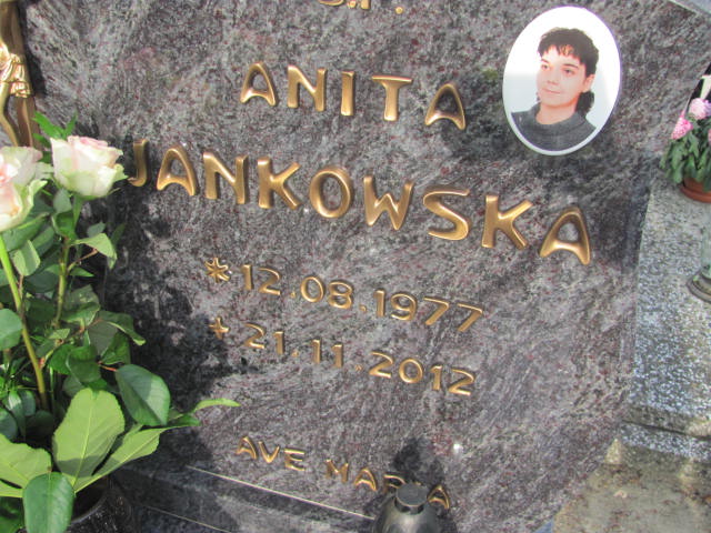 Anita Jankowska 1977 Krotoszyn - Grobonet - Wyszukiwarka osób pochowanych