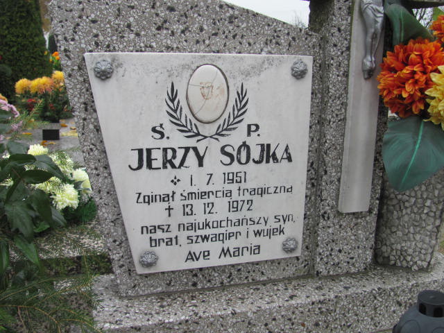 Jerzy Sójka 1951 Krotoszyn - Grobonet - Wyszukiwarka osób pochowanych