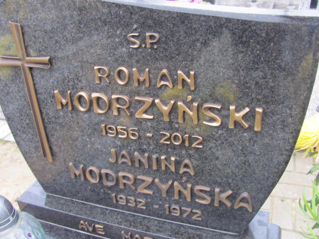 Roman Modrzyński 1956 Krotoszyn - Grobonet - Wyszukiwarka osób pochowanych
