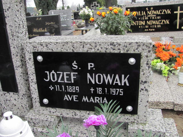 Józef Nowak 1889 Krotoszyn - Grobonet - Wyszukiwarka osób pochowanych
