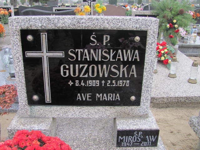 Stanisława Guzowska 1909 Krotoszyn - Grobonet - Wyszukiwarka osób pochowanych