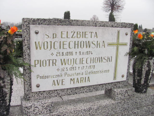 Elżbieta Wojciechowska 1896 Krotoszyn - Grobonet - Wyszukiwarka osób pochowanych