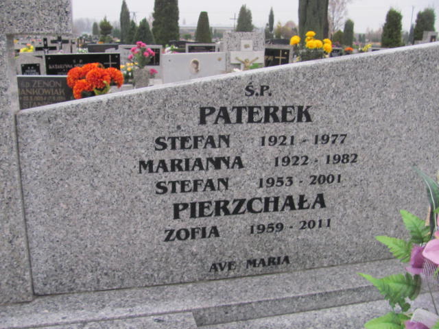 Stefan Paterek 1921 Krotoszyn - Grobonet - Wyszukiwarka osób pochowanych