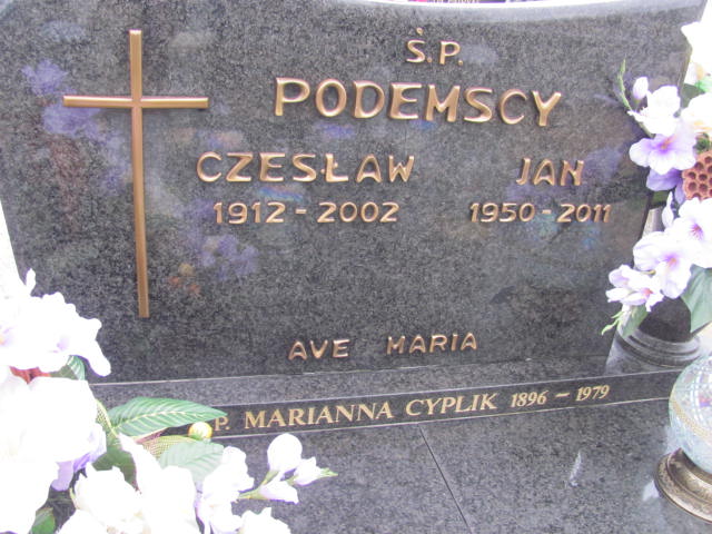 Czesław Podemski 1912 Krotoszyn - Grobonet - Wyszukiwarka osób pochowanych